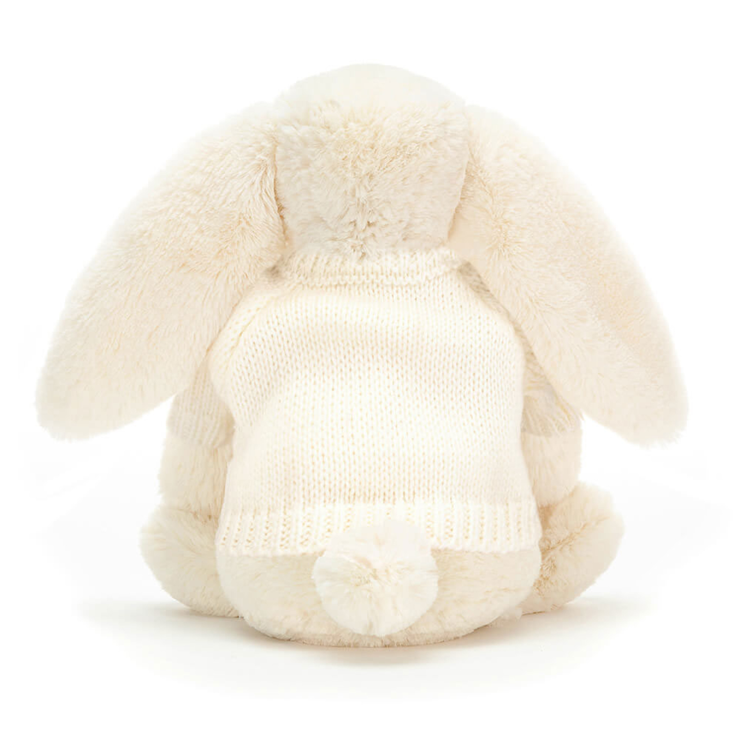 Bashful Cream Bunny with Personalized Cream Jumper - Image 4