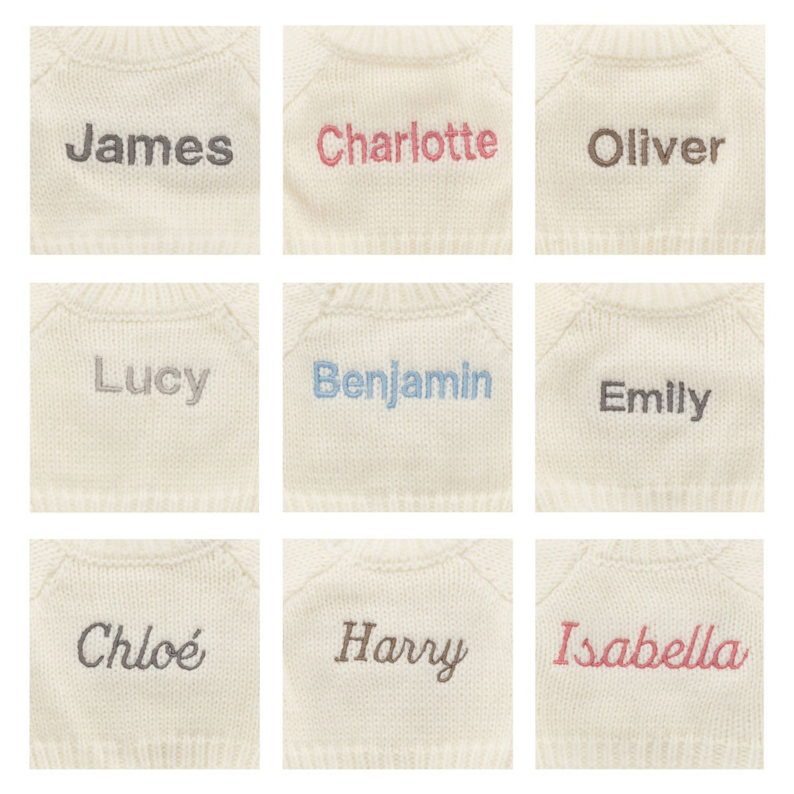 Bashful Tulip Pink Bunny with Personalized Cream Jumper - Image 2