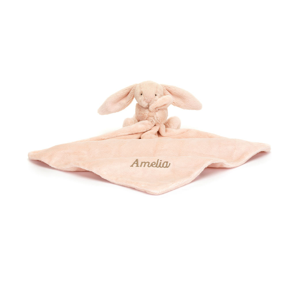 Personalized Bashful Blush Bunny Soother